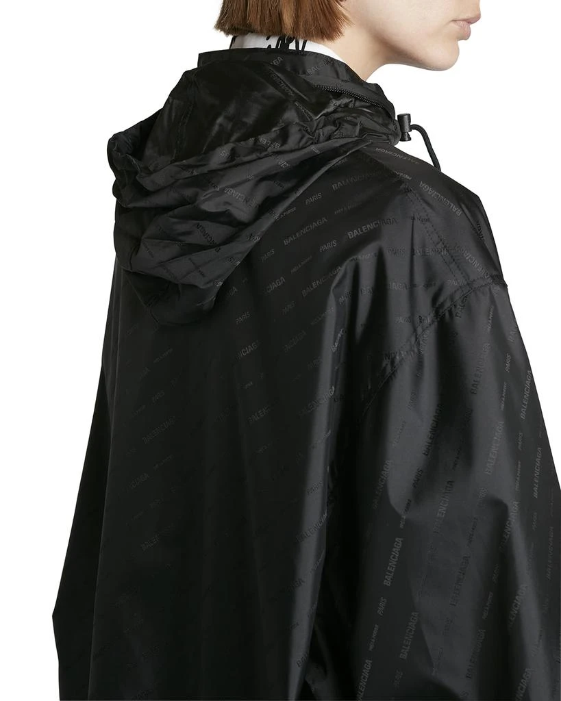商品Balenciaga|Logo Jacquard Oversized Raincoat,价格¥9211,第5张图片详细描述