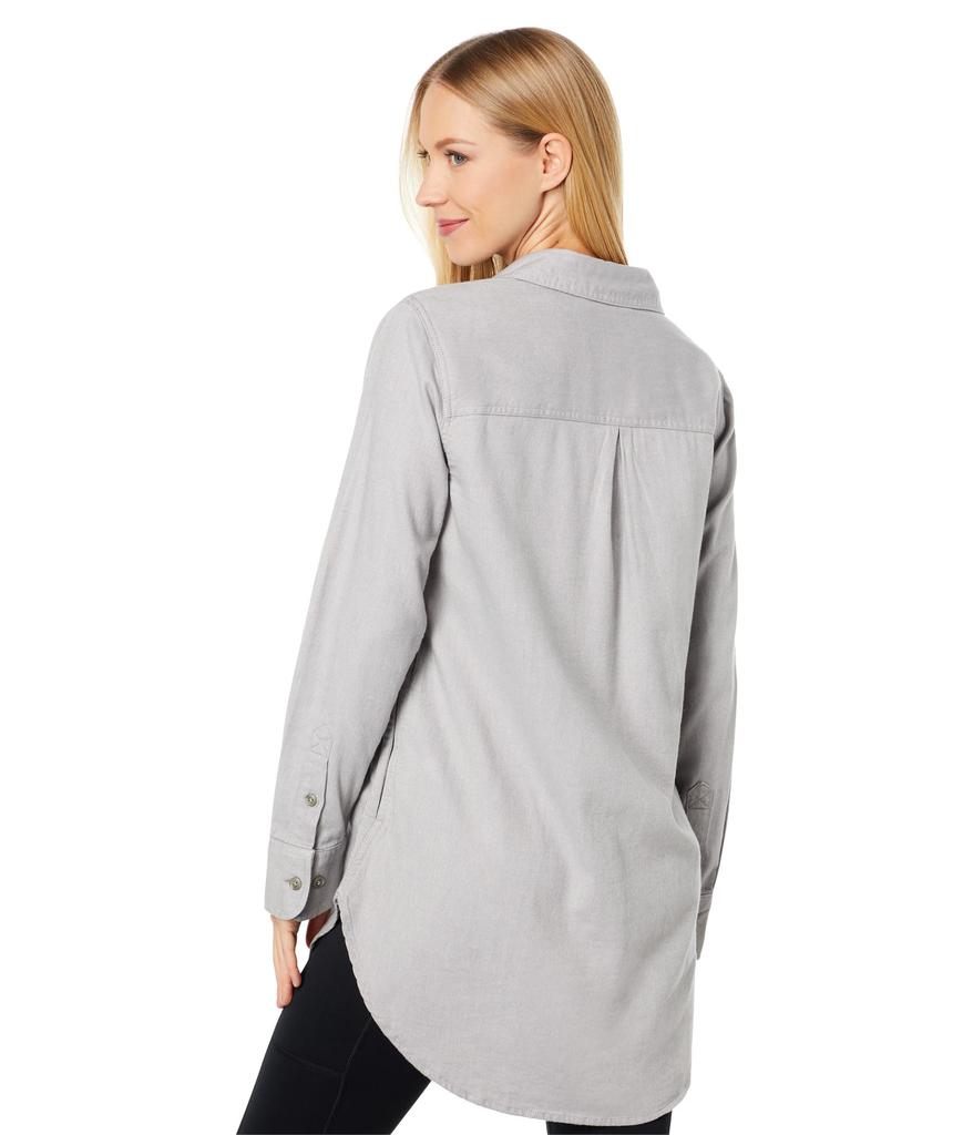 Rugged Flex® Relaxed Fit Midweight Flannel Long Sleeve Plaid Tunic商品第2张图片规格展示