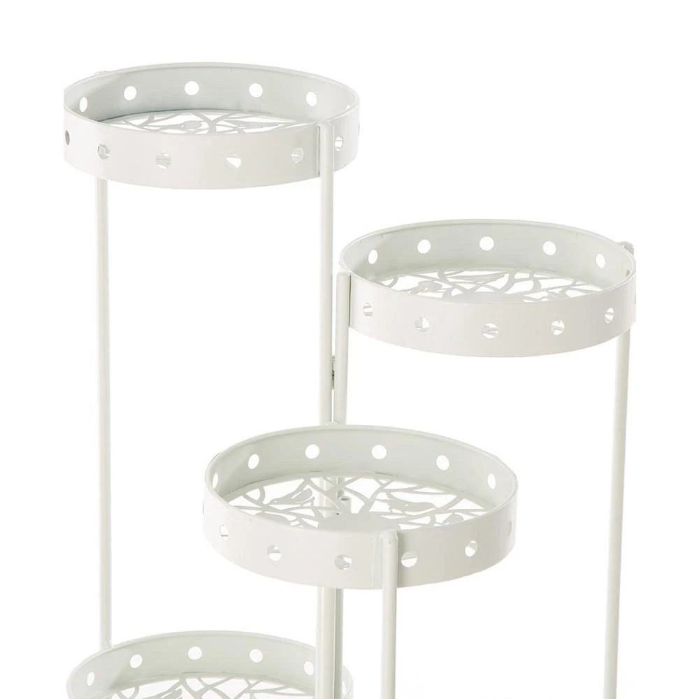 商品Glitzhome|Foldable Multi-Tiered Round Metal Planter Stand, 32.25",价格¥1511,第5张图片详细描述