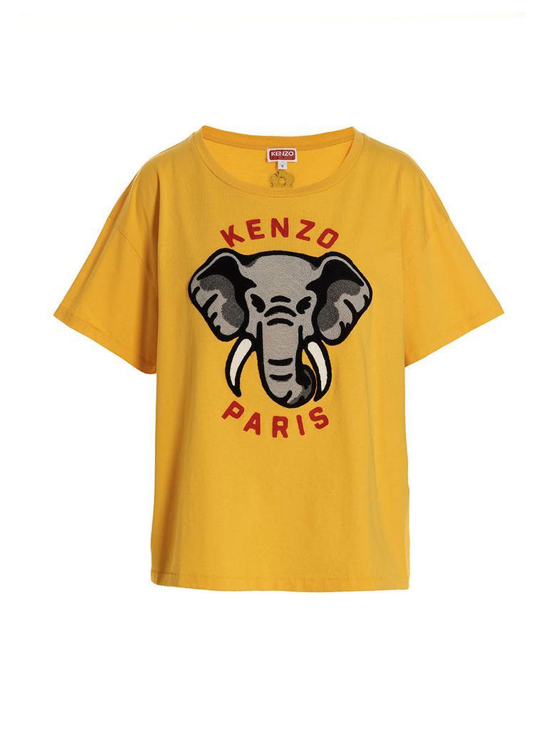 商品Kenzo|Logo embroidery T-shirt,价格¥1674,第1张图片