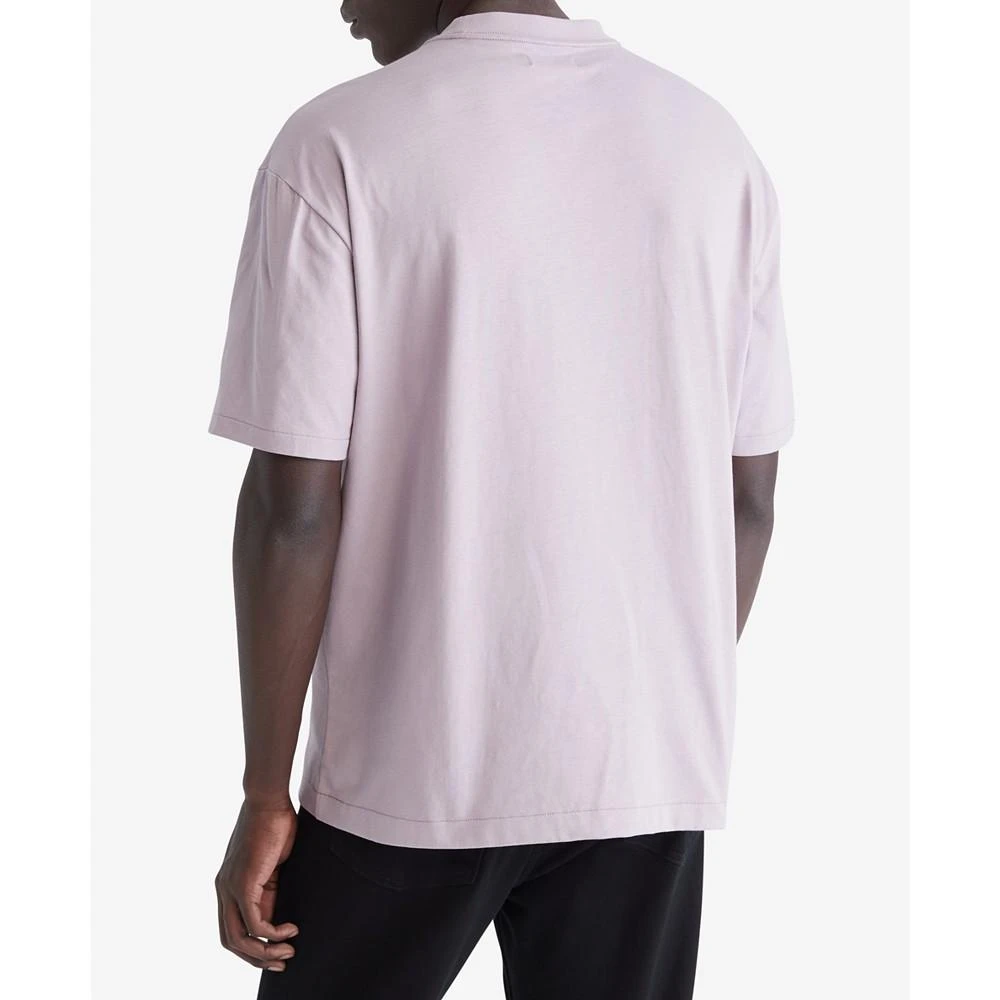 商品Calvin Klein|Men's Relaxed Fit Archive Logo Crewneck T-Shirt,价格¥111,第2张图片详细描述