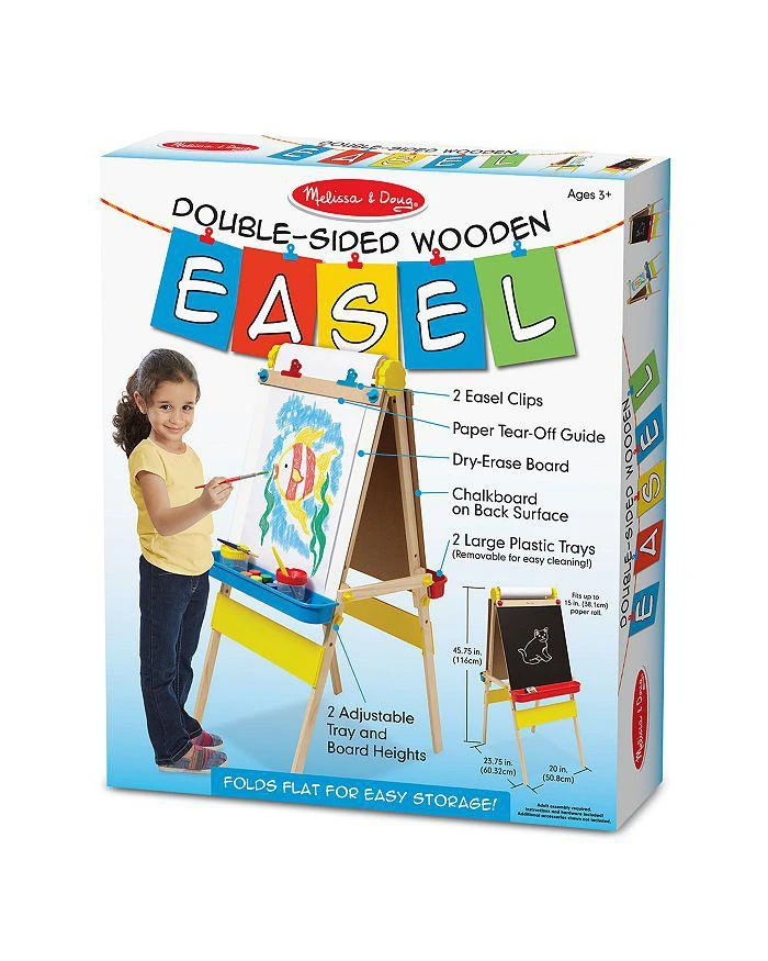 商品Melissa & Doug|Double Sided Wooden Easel - Ages 3+,价格¥628,第3张图片详细描述