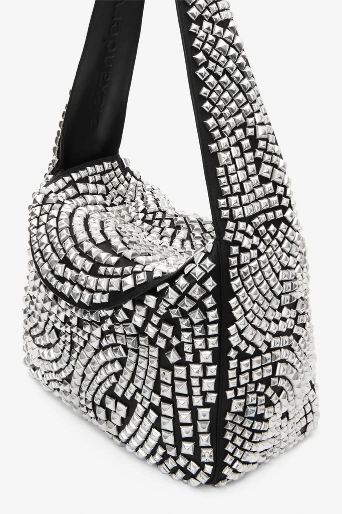 商品Alexander Wang|Spike Medium Hobo Bag In Studded Leather,价格¥15061,第2张图片详细描述