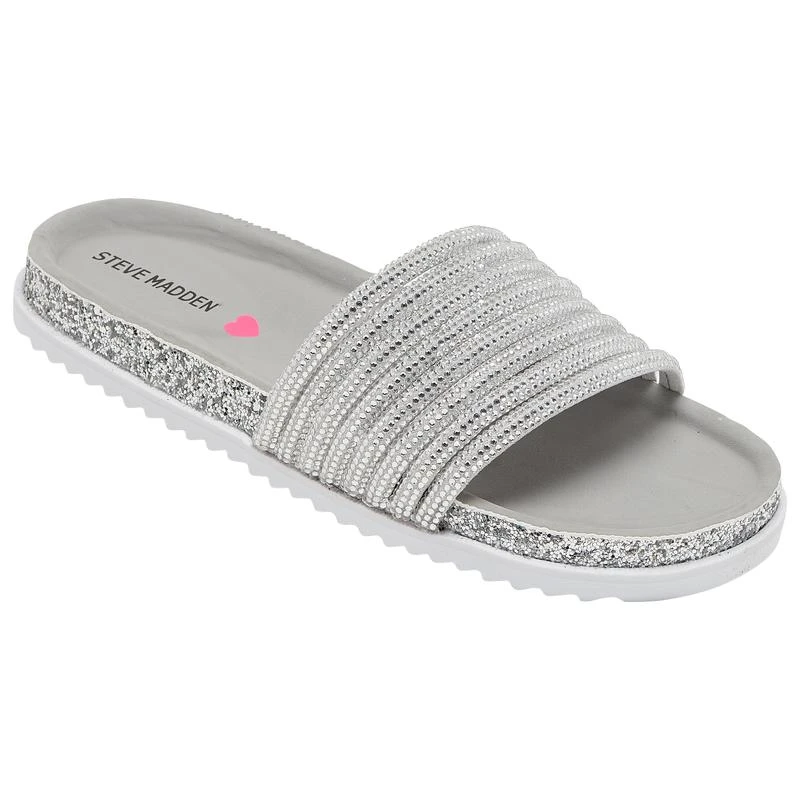 商品Steve Madden|Steve Madden Billion Slides - Girls' Grade School,价格¥142,第1张图片