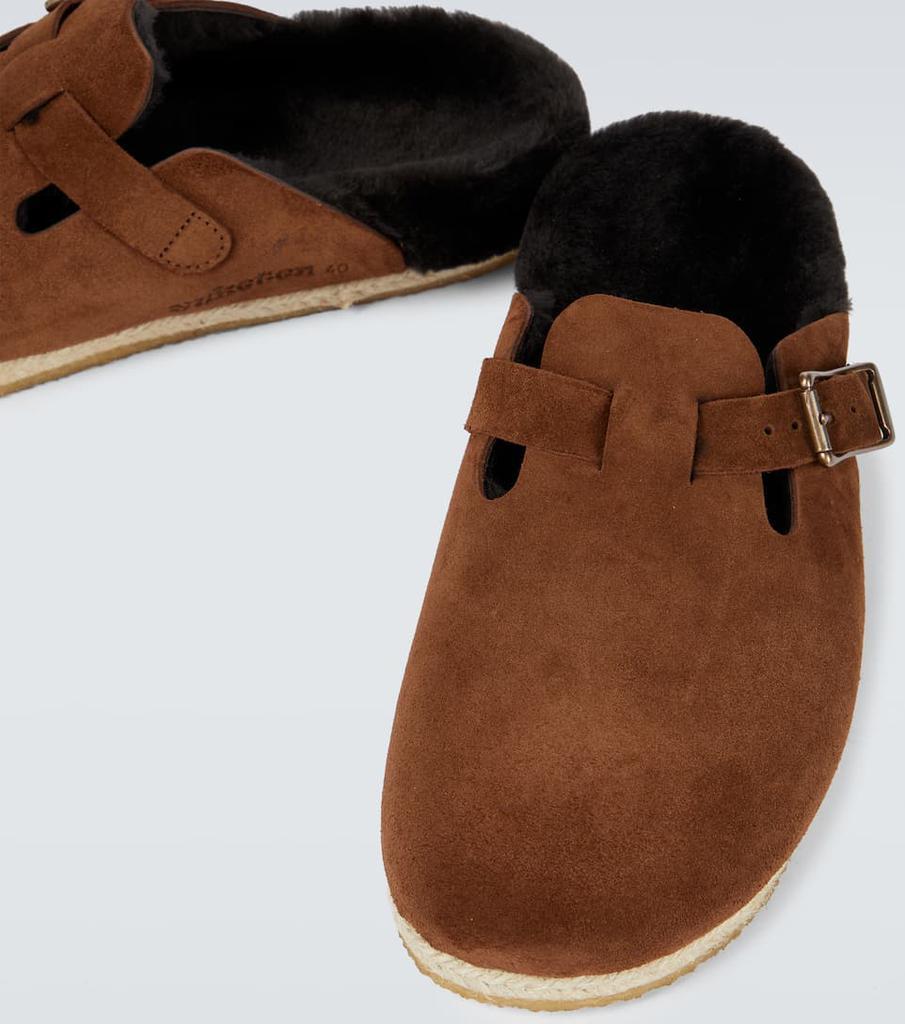 商品Yuketen|Bostonian羊毛皮穆勒鞋,价格¥2243,第5张图片详细描述