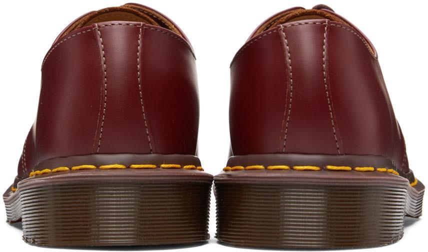 商品Dr. Martens|Burgundy 'Made In England' 1461 Oxfords,价格¥1731,第4张图片详细描述