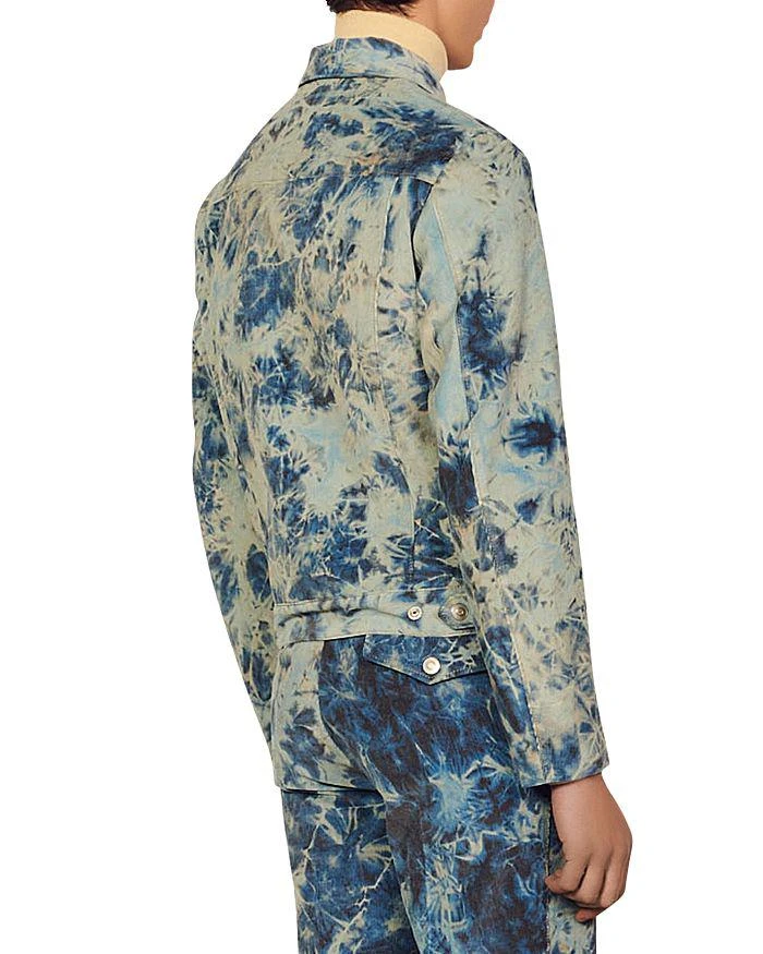 商品Sandro|Cotton Tie Dyed Trucker Jacket,价格¥1900,第2张图片详细描述