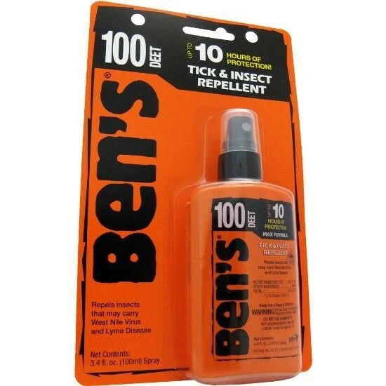 商品Bens|Ben's - 100 Tick and Insect Repellent 3.4oz Pump,价格¥83,第1张图片