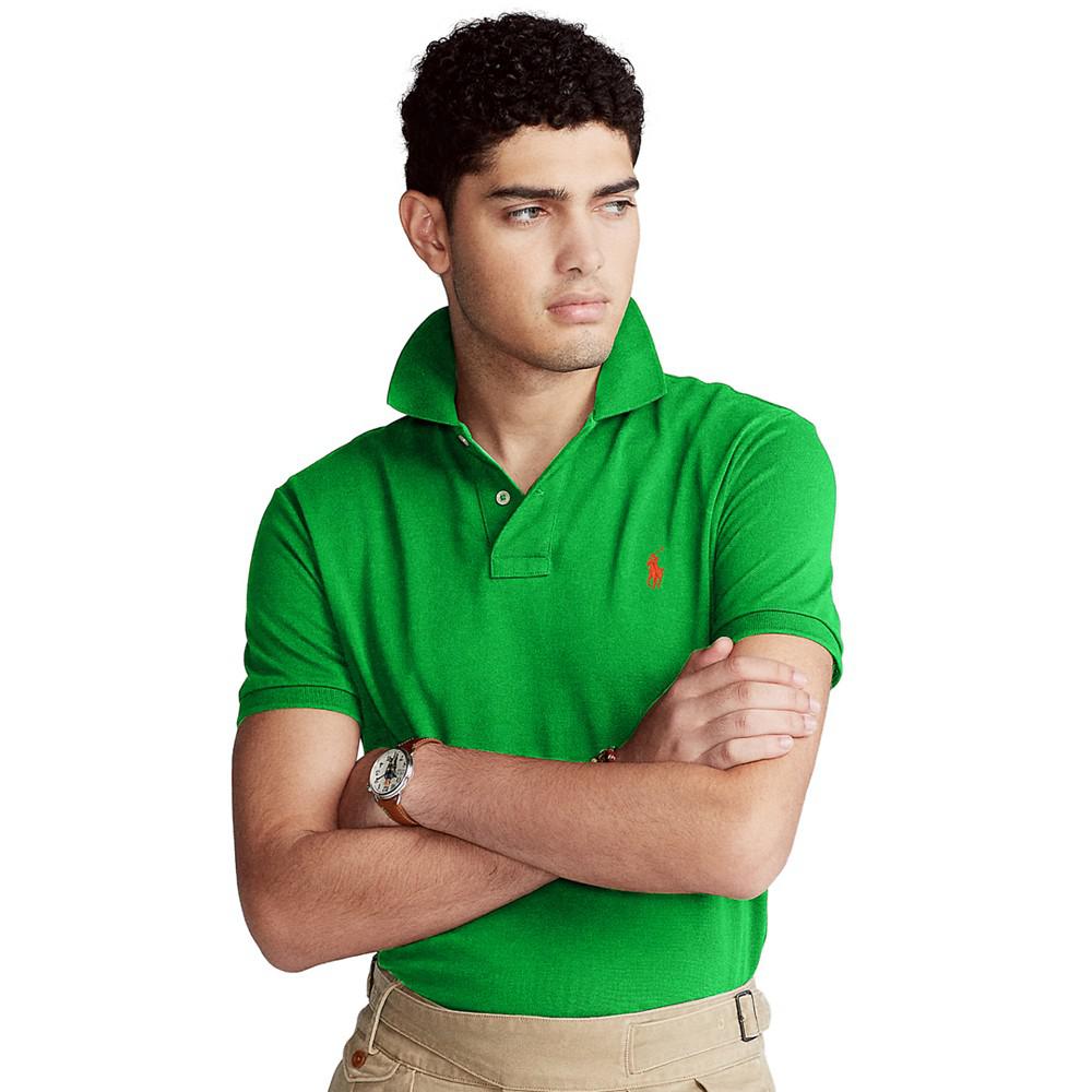 Men's Classic-Fit Mesh Polo Shirt商品第1张图片规格展示