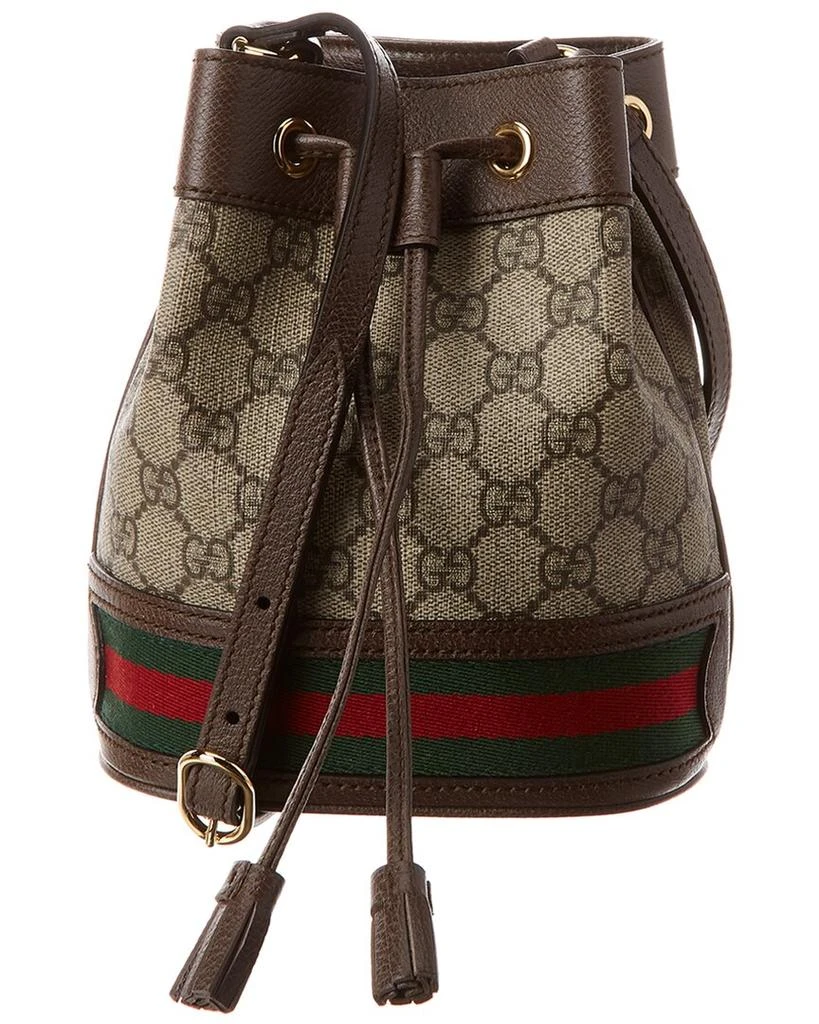 商品Gucci|Gucci Ophidia Mini GG Supreme Canvas & Leather Bucket Bag,价格¥8348,第1张图片