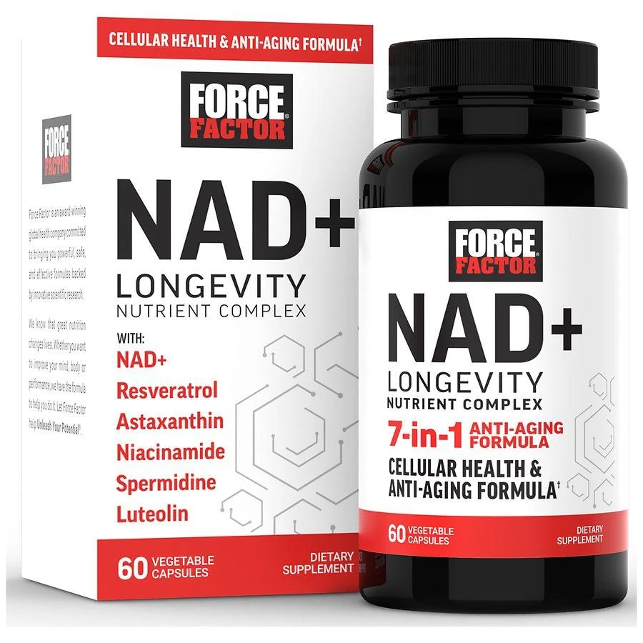 商品Force Factor|NAD+ Longevity Complex Capsules,价格¥293,第1张图片