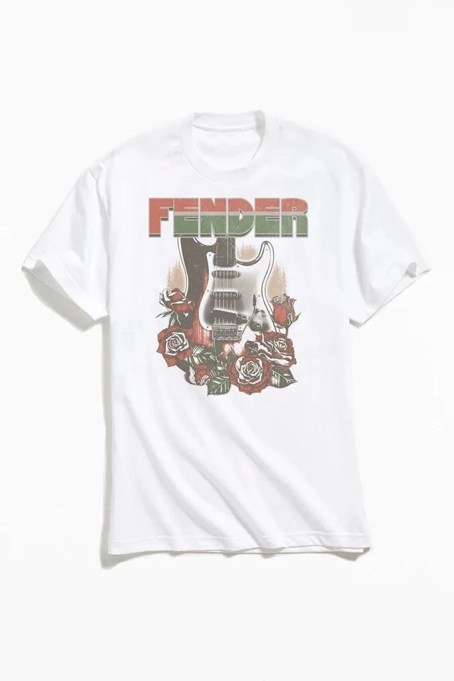 商品Urban Outfitters|Fender Roses Tee,价格¥152,第1张图片