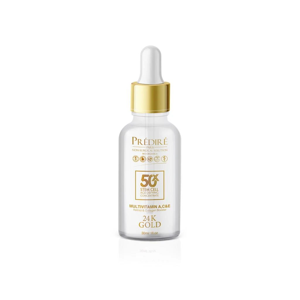 商品Predire Paris|50X Multivitamin A, C, & E Stem Cell Age Defying 24K Gold Serum,价格¥266,第1张图片
