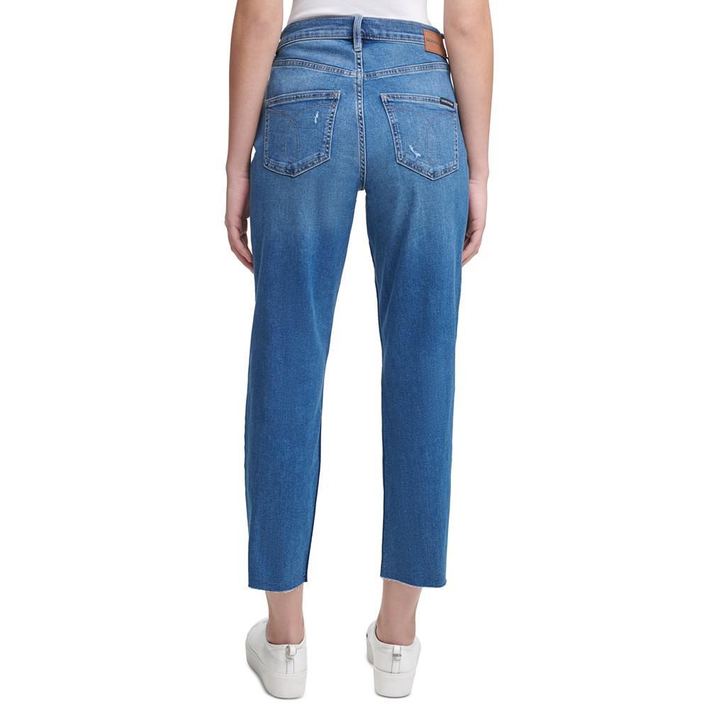 商品Calvin Klein|高腰九分牛仔裤,价格¥597,第4张图片详细描述