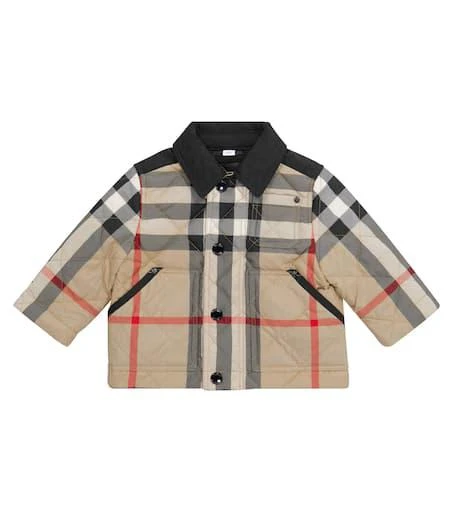 商品Burberry|Baby Archive Check quilted jacket,价格¥3923,第1张图片