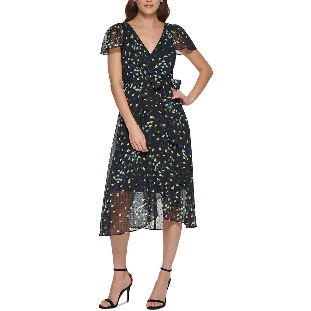 商品DKNY|Womens Polyester Midi Dress,价格¥262,第3张图片详细描述