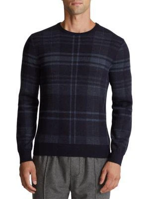 商品Ralph Lauren|Cashmere Plaid Sweater,价格¥3259,第1张图片