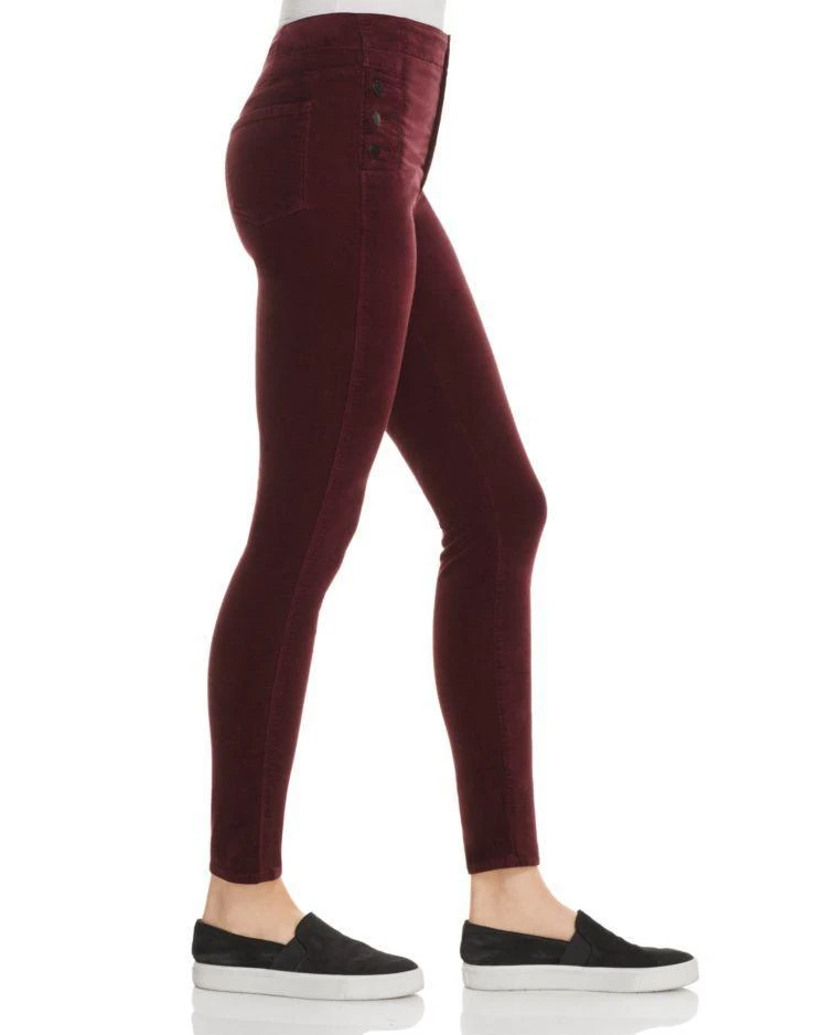 商品J Brand|Natasha Super Skinny Velvet Jeans in Deep Mulberry - 100% Exclusive,价格¥749,第3张图片详细描述