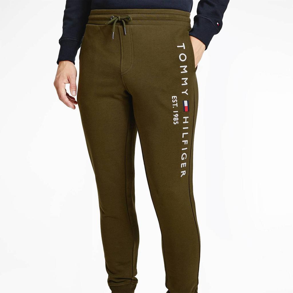 Tommy Hilfiger Men's Logo Sweatpants - Olivewood商品第1张图片规格展示
