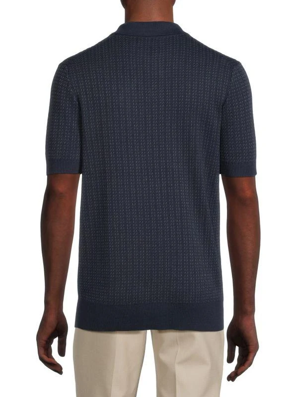 商品Saks Fifth Avenue|Patterned Sweater Polo,价格¥225,第2张图片详细描述