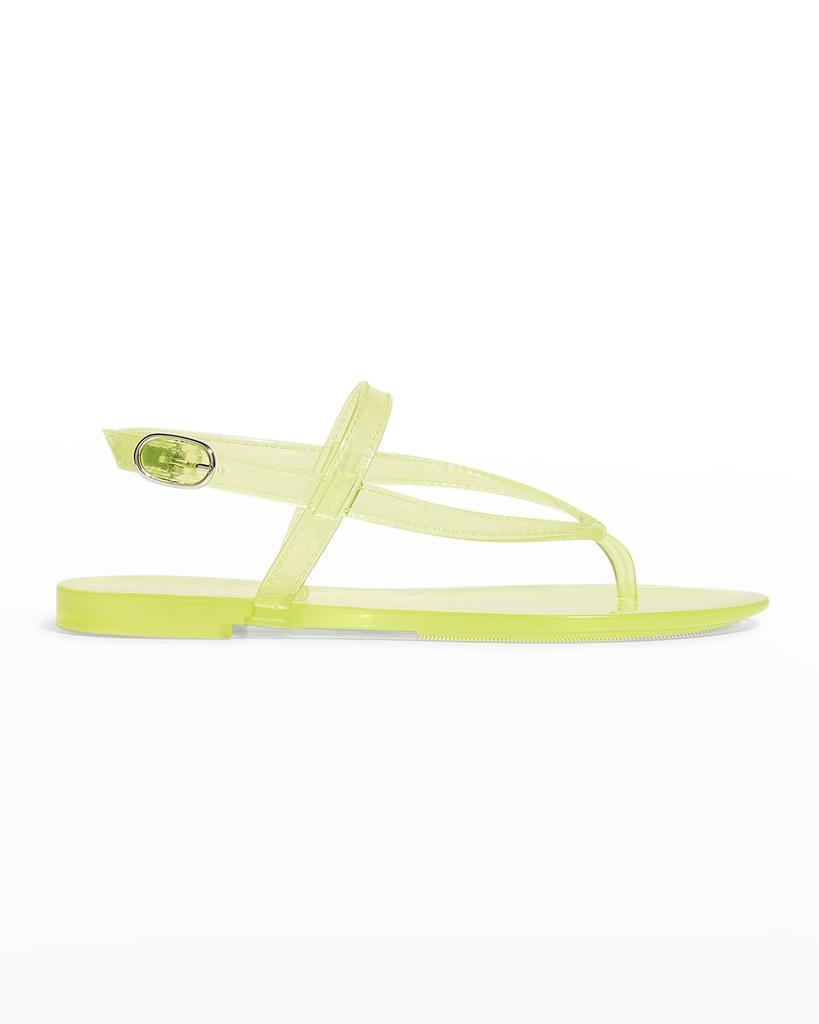 商品Stuart Weitzman|Summer Shimmer Jelly Sandals,价格¥400,第1张图片