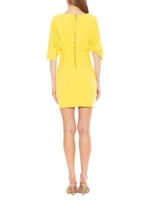 商品ALEXIA ADMOR|Draped Mini Sheath Dress,价格¥525,第2张图片详细描述