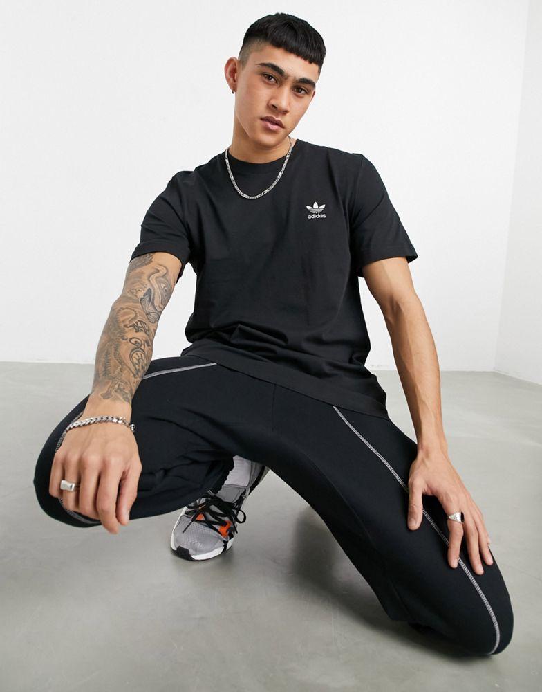 adidas Originals essentials t-shirt in black商品第1张图片规格展示