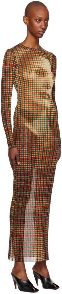商品Jean Paul Gaultier|Multicolor Tartan Face Maxi Dress,价格¥1854,第2张图片详细描述