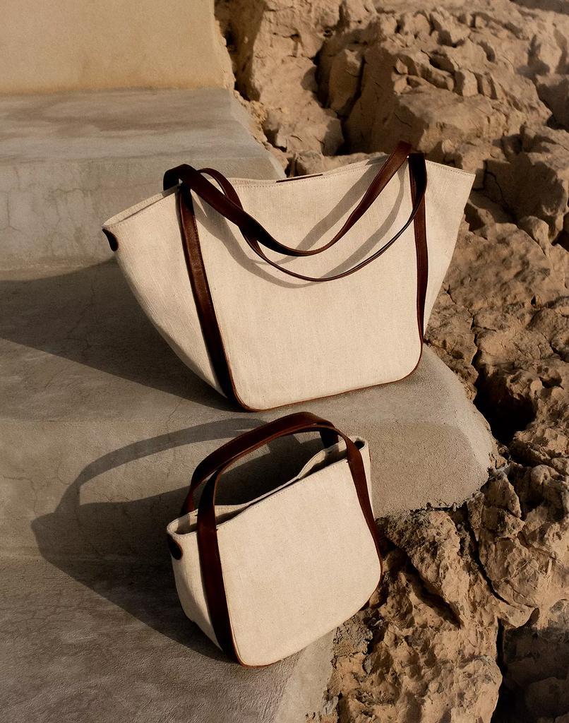 商品Madewell|The Sydney Crossbody Bag: Cotton-Linen Edition,价格¥790,第5张图片详细描述