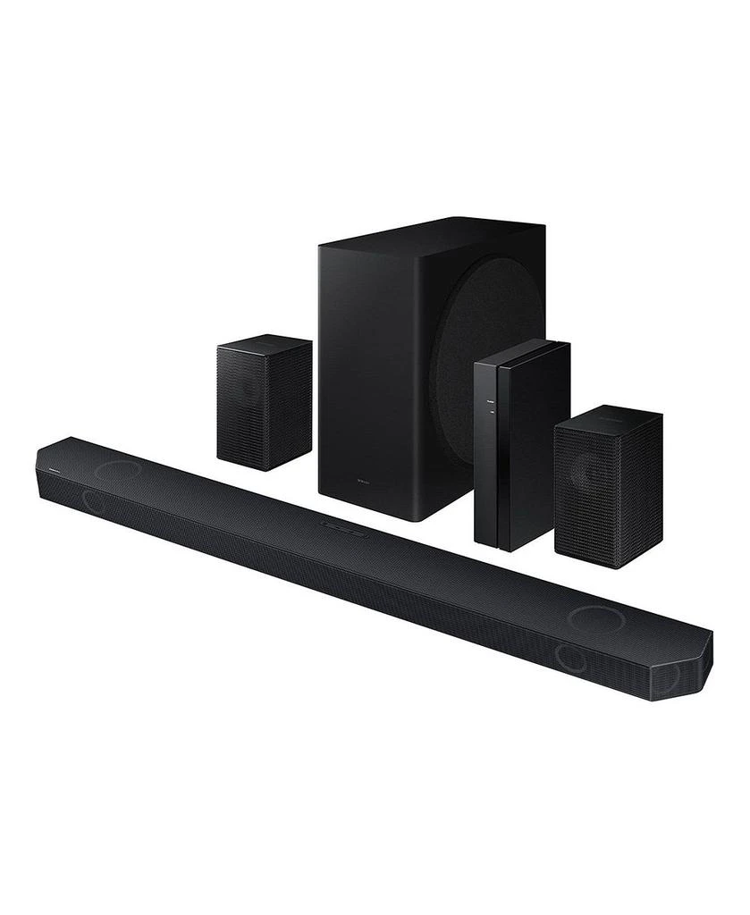 商品SAMSUNG|9.1.2-Channel Wireless Dolby Atmos Soundbar with Wireless Surround Speakers & Subwoofer,价格¥9701,第1张图片