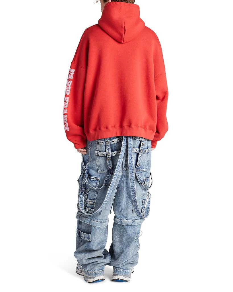 商品Balenciaga|Men's Logo Wide-Fit Pullover Hoodie,价格¥3027,第4张图片详细描述
