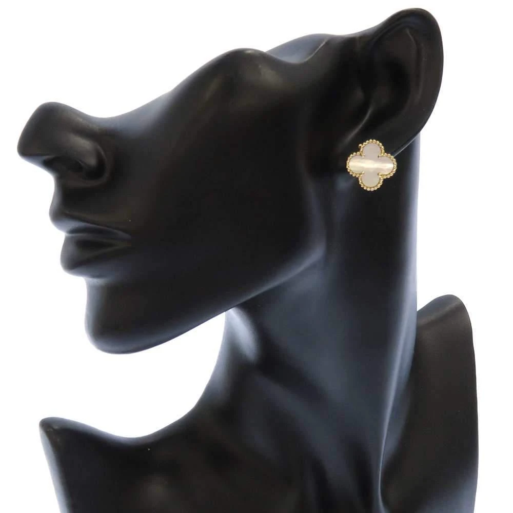 Van Cleef & Arpels Vintage Alhambra 18K Yellow Gold Mother of Pearl Earrings 商品