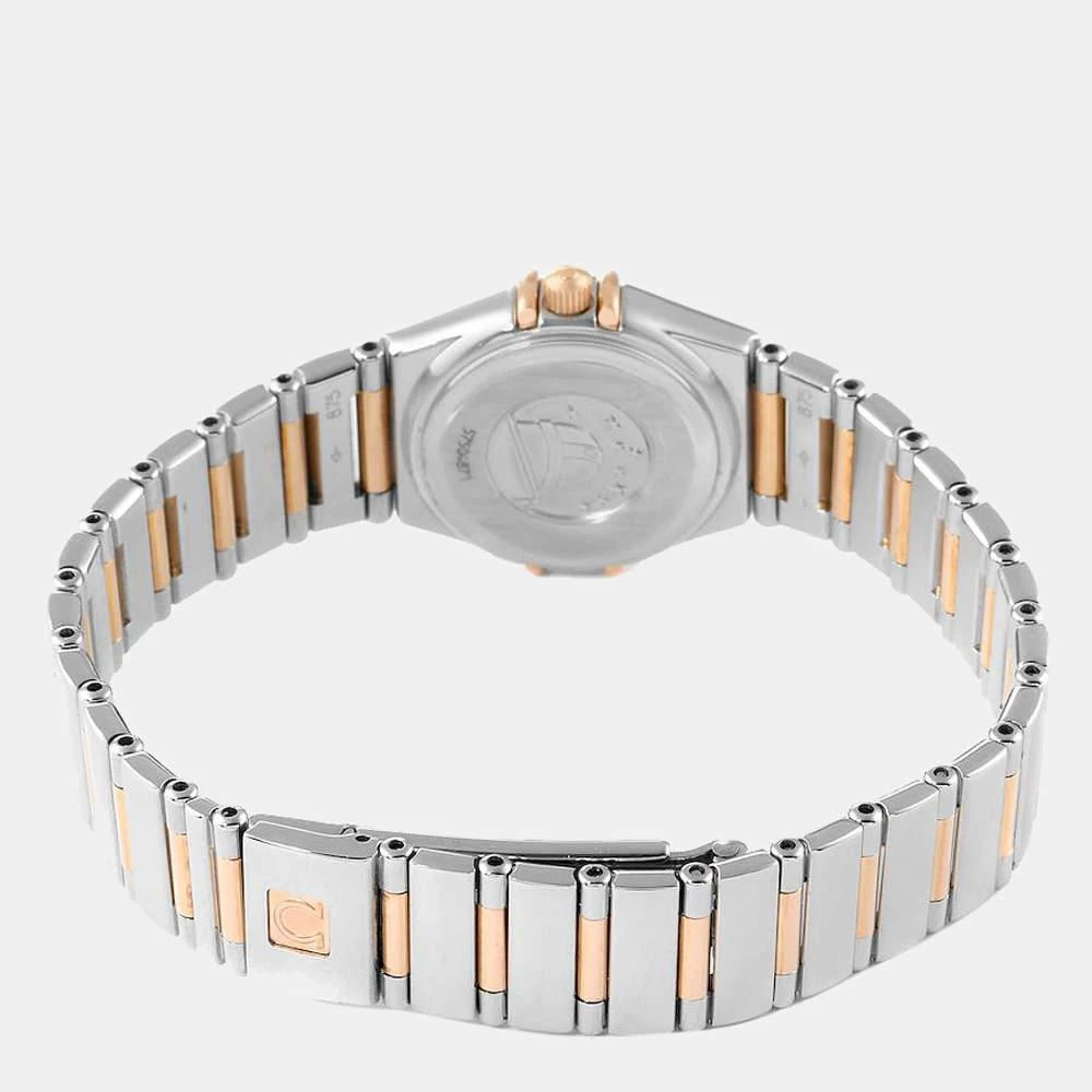 商品[二手商品] Omega|Omega MOP Diamonds 18k Rose Gold And Stainless Steel Constellation My Choice 1368.71.00 Women's Wristwatch 22.5 mm,价格¥24855,第5张图片详细描述