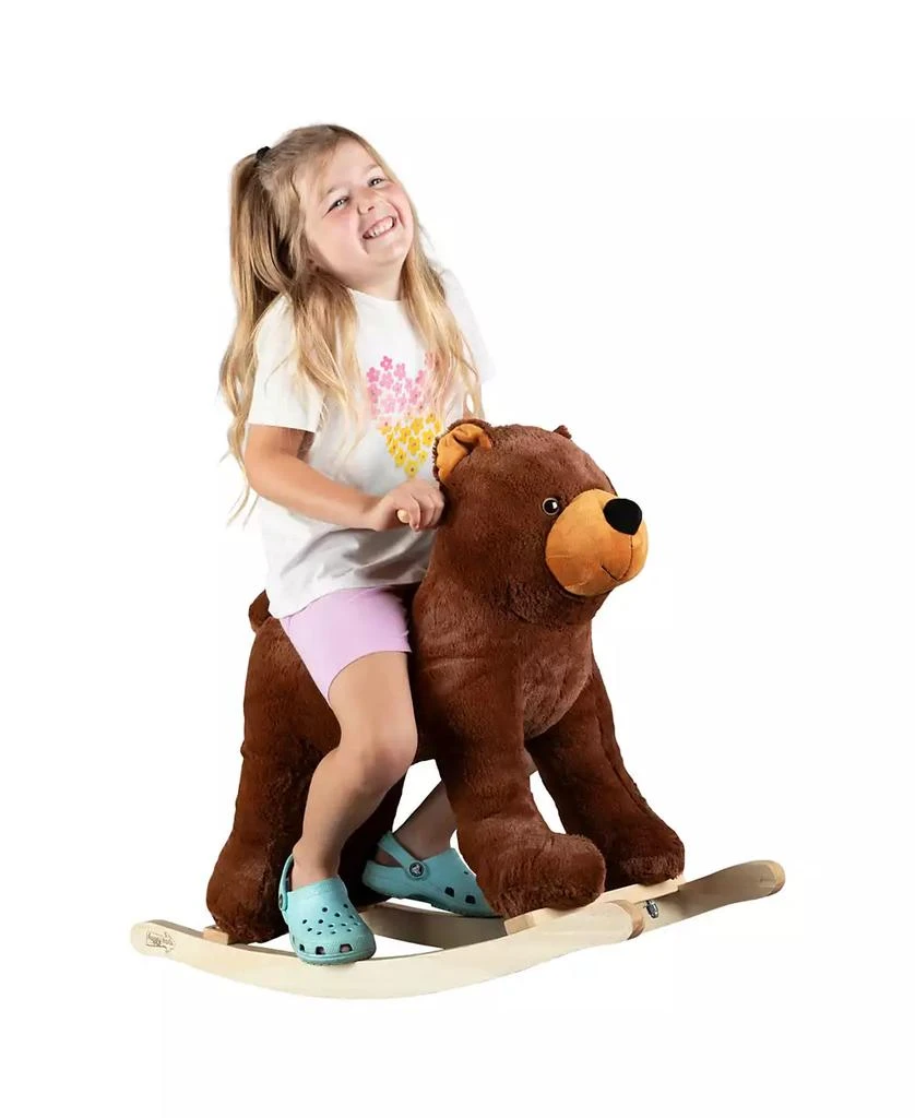 商品Trademark Global|Happy Trails Plush Bear Rocking Horse,价格¥604,第4张图片详细描述