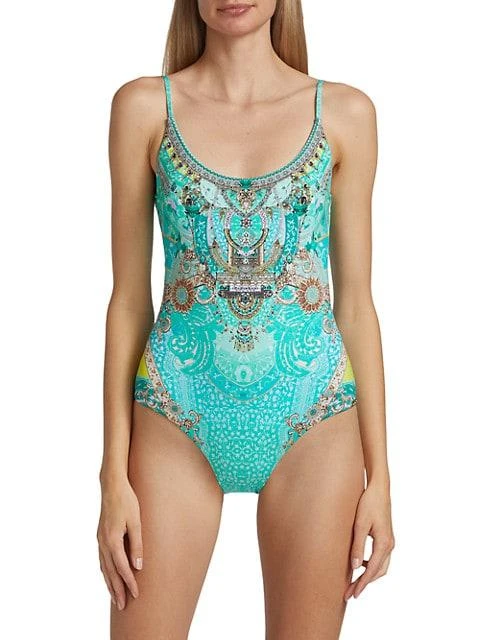 商品Camilla|Quechua King Econyl® Scoop Neck One Piece,价格¥984,第3张图片详细描述