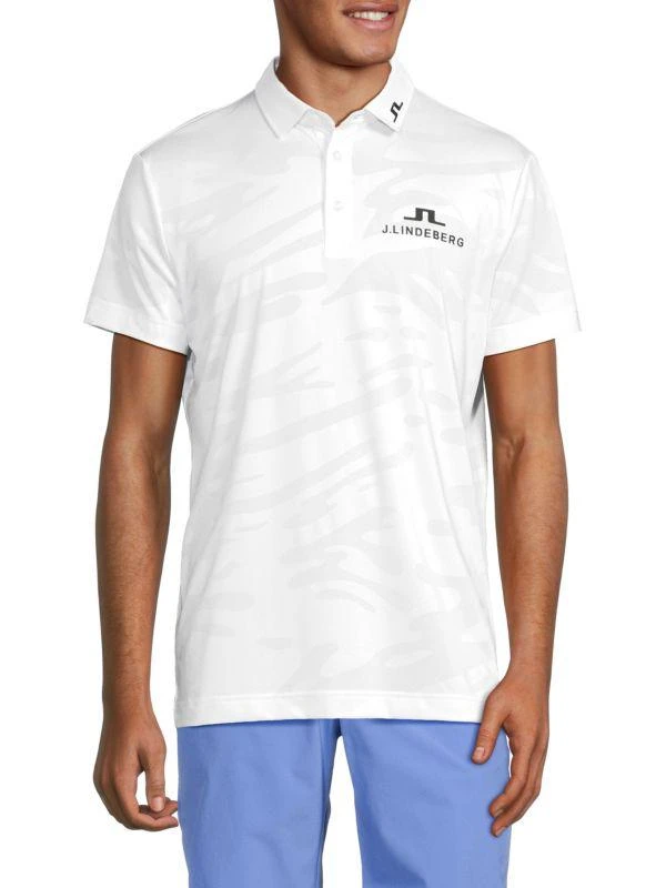 商品J. Lindeberg|Mat Tour Logo Golf Polo,价格¥436,第1张图片