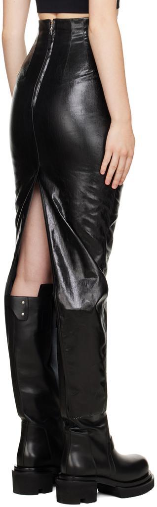 商品Rick Owens|黑色 Pillar 合成皮革半身裙,价格¥6728,第5张图片详细描述