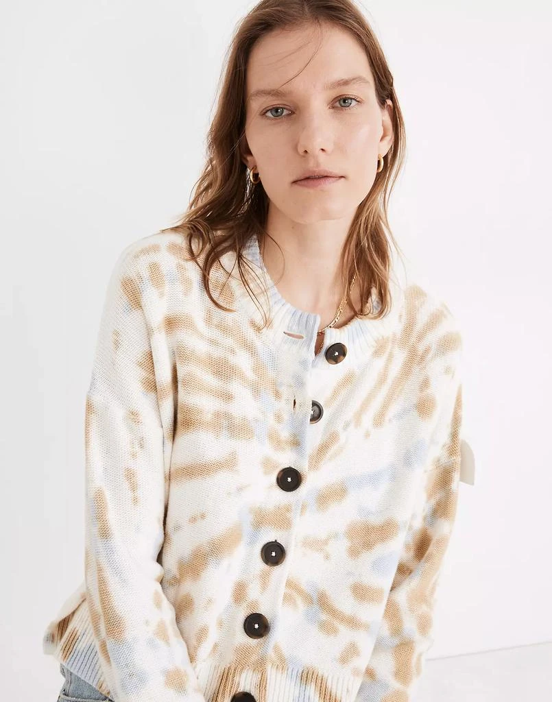 商品Madewell|Tie-Dye Broadway Cardigan Sweater,价格¥236,第1张图片