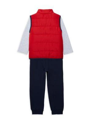 商品Tommy Hilfiger|Baby Boy’s 3-Piece Vest, Tee & Joggers Set,价格¥338,第2张图片详细描述