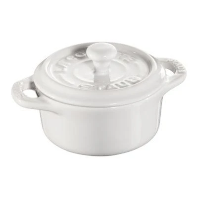 商品Staub|Staub Ceramic 3-pc Mini Round Cocotte Set,价格¥450,第5张图片详细描述