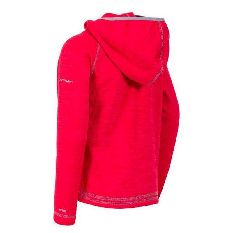 商品Trespass|Trespass Childrens Girls Goodness Full Zip Hooded Fleece Jacket (Raspberry Marl),价格¥231,第2张图片详细描述