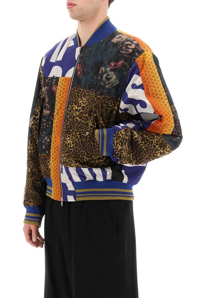 商品Dries Van Noten|Dries van noten patchwork bomber jacket,价格¥4178,第4张图片详细描述