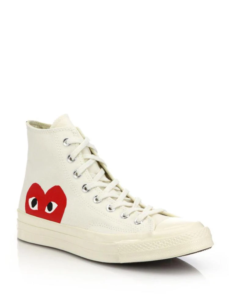 商品Comme des Garcons|Peek-A-Boo 高帮帆布鞋 (尺码选择为女码),价格¥995,第1张图片