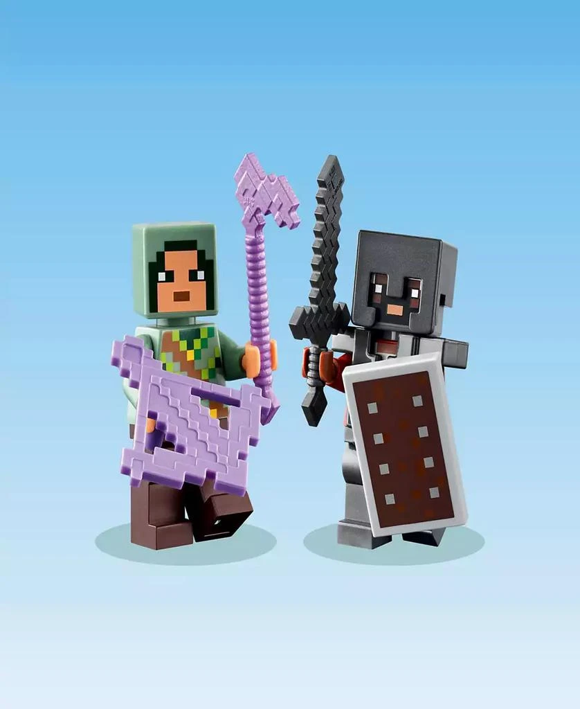 商品LEGO|Minecraft The Deep Dark Battle 21246 Toy Building Set with Elven Arbalest knight and Dwarven Netherite knight,价格¥484,第2张图片详细描述
