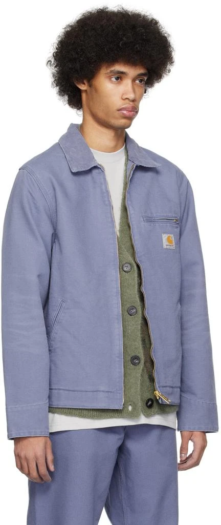 商品Carhartt WIP|Blue Detroit Jacket,价格¥1623,第2张图片详细描述