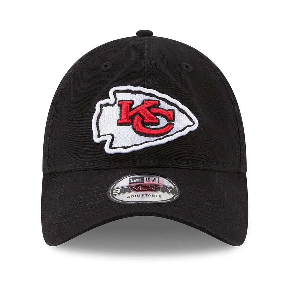商品New Era|Men's Black Kansas City Chiefs Super Bowl LVIII Side Patch 9TWENTY Adjustable Hat,价格¥224,第4张图片详细描述