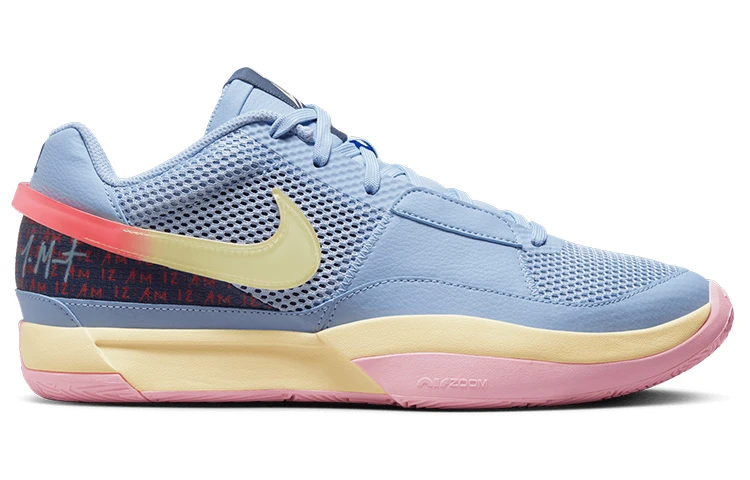 商品[国内直发] NIKE|Ja 1 莫兰特1代 \"Day One\" 弹性回弹 稳定性优化 低帮 实战篮球鞋 男款 蓝色,价格¥1566,第3张图片详细描述