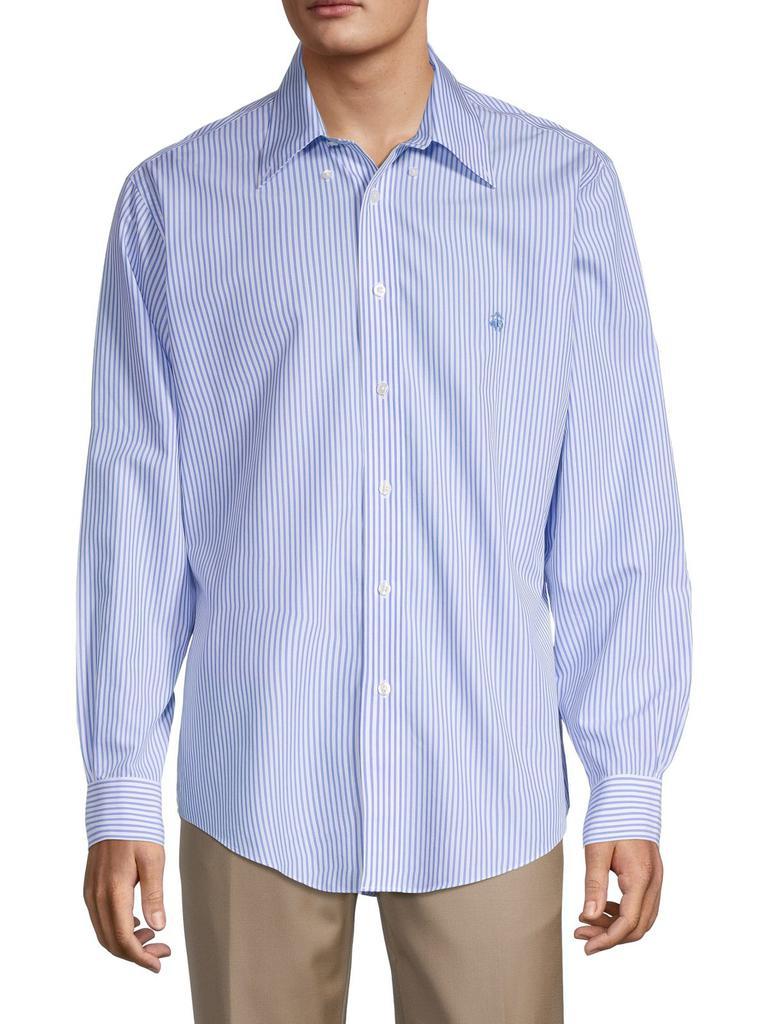 商品Brooks Brothers|Regent-Fit Bengal Striped Button-Down Shirt,价格¥368,第1张图片