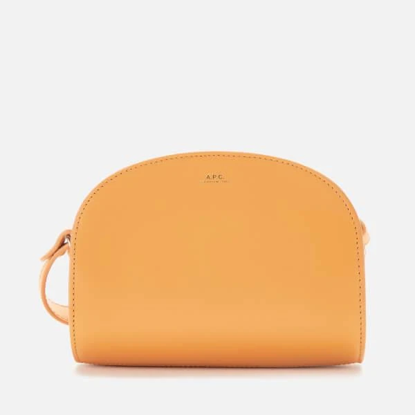 商品A.P.C.|A.P.C. Women's Mini Demi-Lune Cross Body Bag - Yellow,价格¥1628,第1张图片