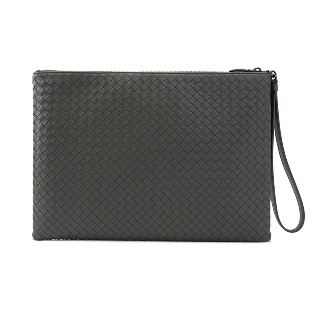 商品[国内直发] Bottega Veneta|BOTTEGA VENETA 浅灰色男士手拿包 442242-V001O-8522,价格¥7914,第1张图片
